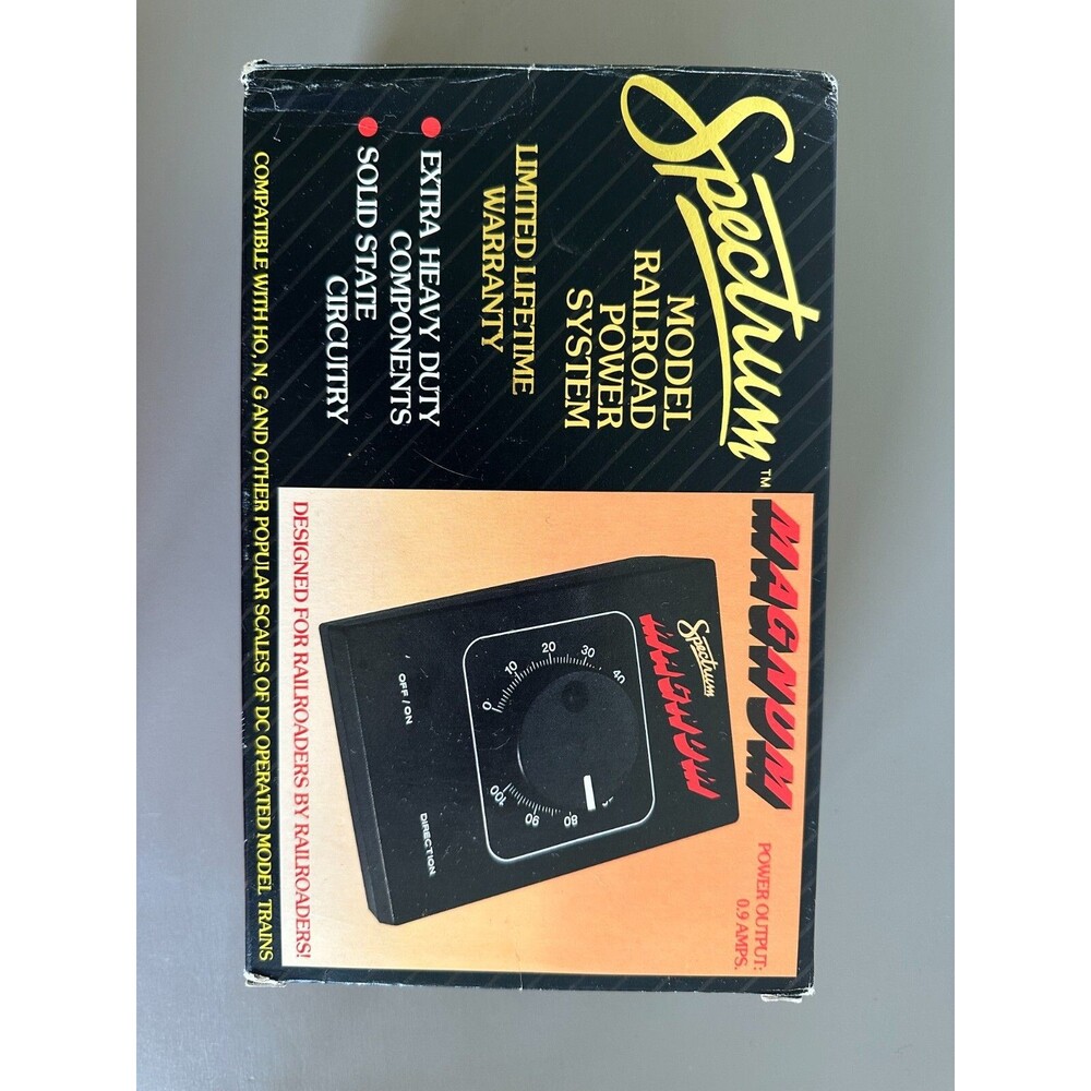 Spectrum Magnum Model Railroad Power System w/ Manual & Box